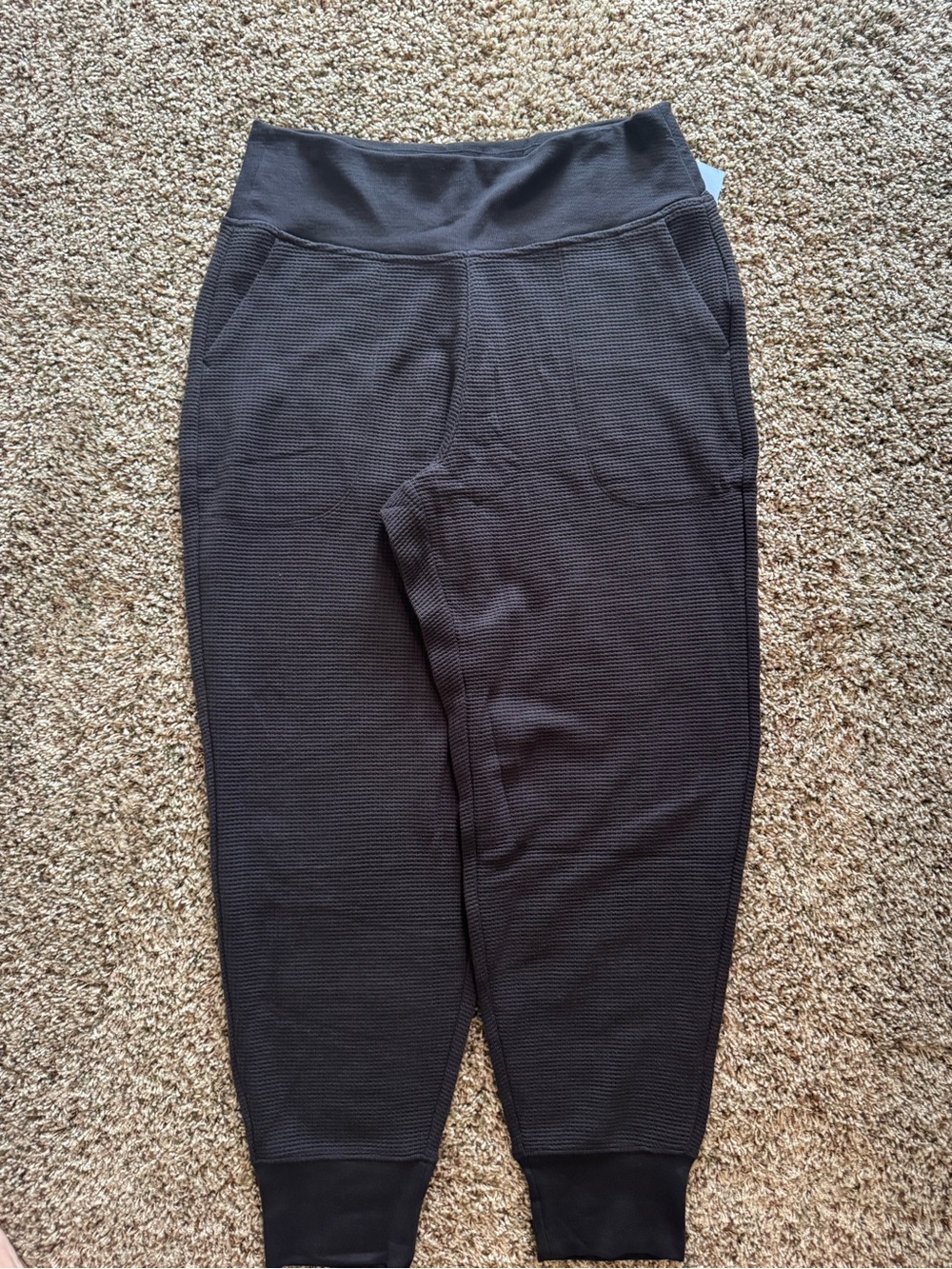 Athleta Black Textured womens Joggers